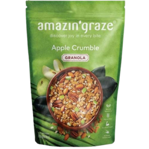 Amazin' Graze Apple Crumble Granola 250g Pack