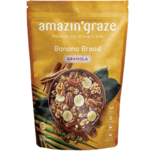 Amazin' Graze Banana Bread Granola 250g Pack