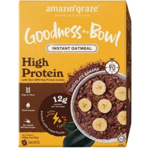 Amazin' Graze High Protein Chocolate Banana Instant Oatmeal