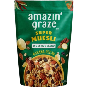 Amazin' Graze Banana Pecan Super Muesli 300g Pack